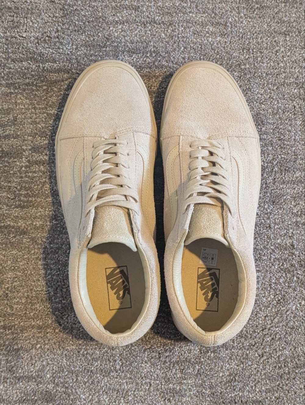 Vans Old Skool Mono Suede Tan Low Top Sneakers - Mens 13 - Picture 4 of 12